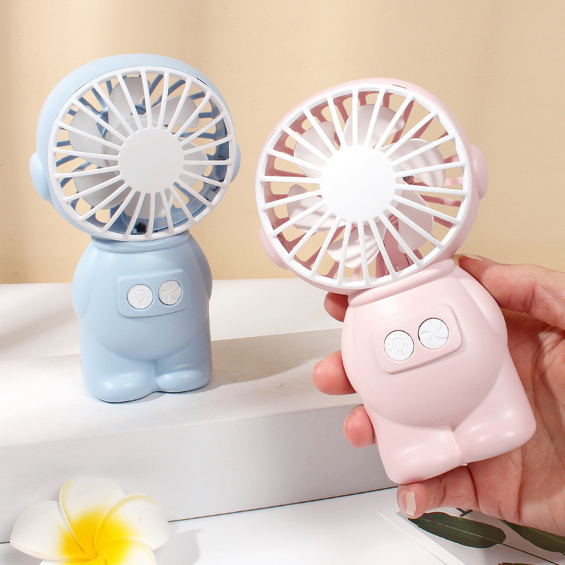 

Handheld Usb Mini Fan Portable USB Charging Fan Creative Mini Small Fan Catapult Pocket Desktop Wind With Night Light