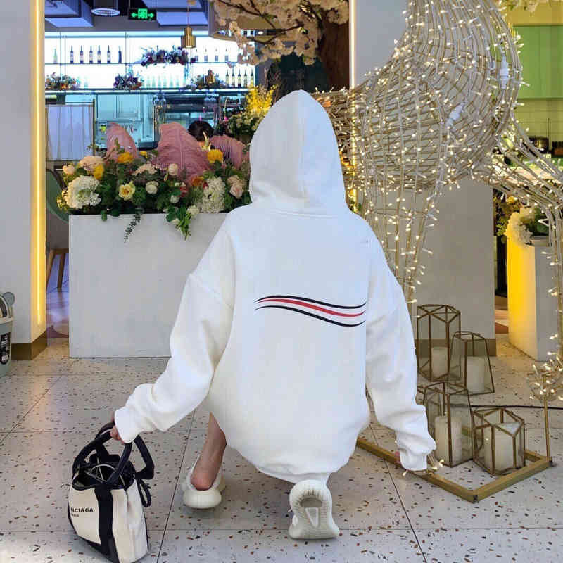 Designer Balanciagas Hoodie Oversized Vintage Luxe Fashion Paris B Family Men Women New Autumn Winter Trend Handsome Loose Lovers Long Hoode XXXX-image-788027068