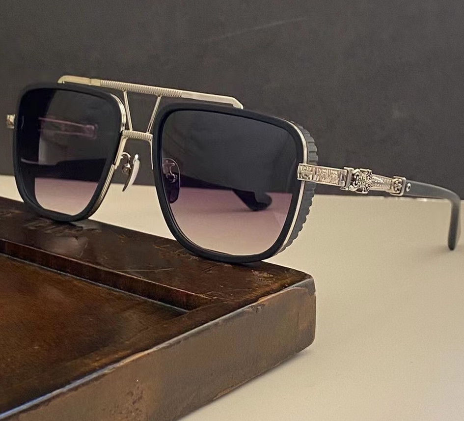 

Brand Men Square Sunglasses Designer Women Sunglasses Big Frame Eyeglasses Mens Gray Lens Eyewear Personality Sun Glasses High Qualitly Shades