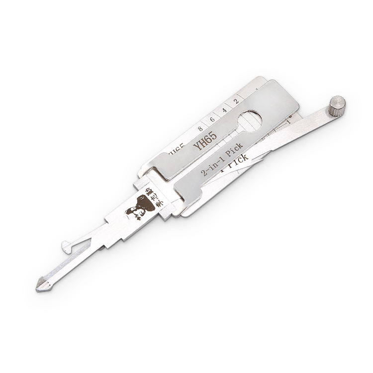 

Locksmith Supplies original LISHI Pick Motor Motorcycle Lock 2 in1 Pick Tool Decoder for Yamaha YH65