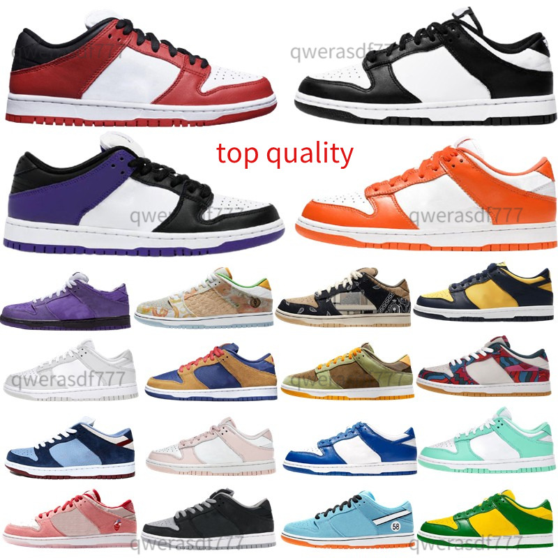 

2022 sb dunks lows casual shoes Slippers sneakers mens womens triple pink panda mummy unc team green pandas men women trainers outdoor sports sneakers, Box