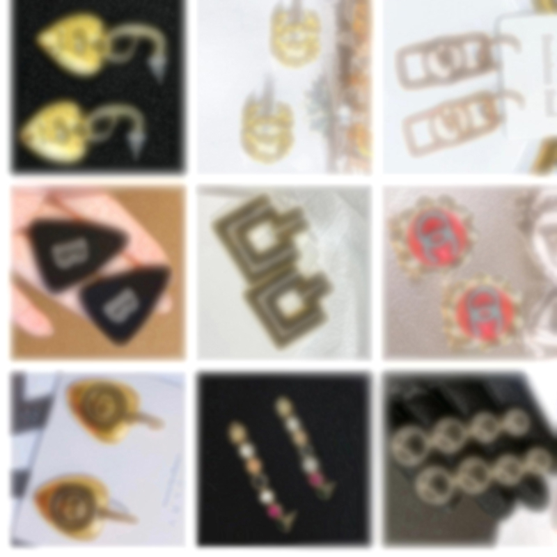 

20 Design 18K Gold Plated 925 Silver Plated Designer Ear Stud Earring Crystal Geometric Women Pearl Wedding Jewerlry Accessories ER0781-ER0800