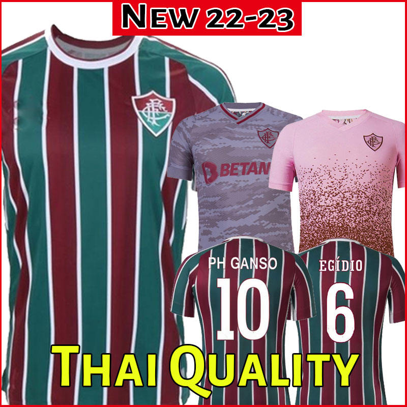 

21 22 Fluminense Mens Soccer Jerseys MIGUEL PH GANSO Home Green Red 3rd Football Shirt NINO EGIDIO LUCCA Short Sleeve Uniforms FRED, Special+patch