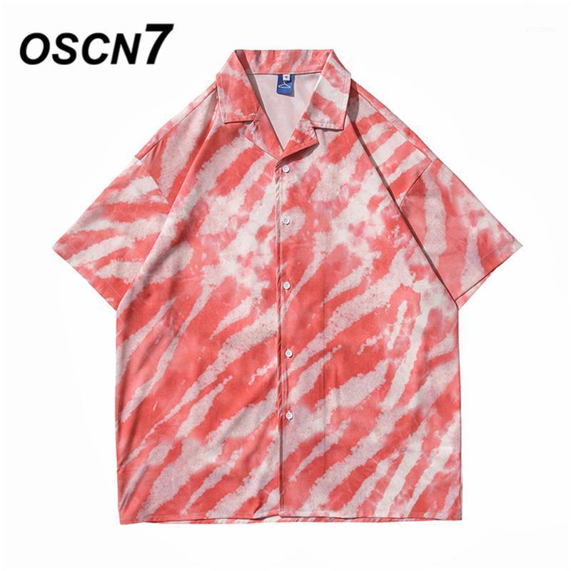 

Casual Printed Short Sleeve Shirt Men Street 2022 Hawaii Beach Oversize Women Fashion Harujuku Shirts For 5229 Men's, Black