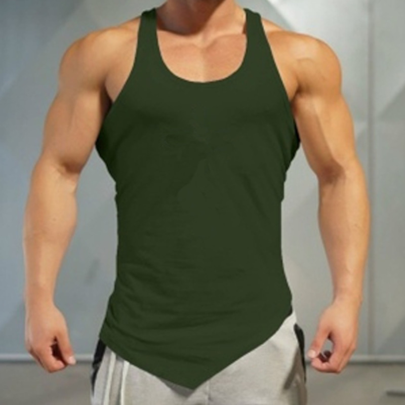Gym Tank Top Men Letter Printing Faith Shirt Fitness Clothing Mens Summer Sports Casual Slim Graphic Tees Shirts Vest Tops 220607