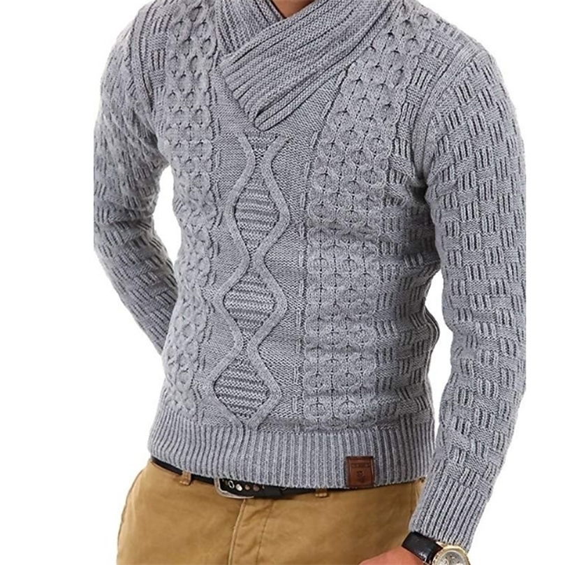 

ZOGAA Sweater Men Casual Turtleneck Pullover Men Autumn Slim Fit Long Sleeve Jumper Mens Sweaters Knitted Cashmere Pull Homme 201126