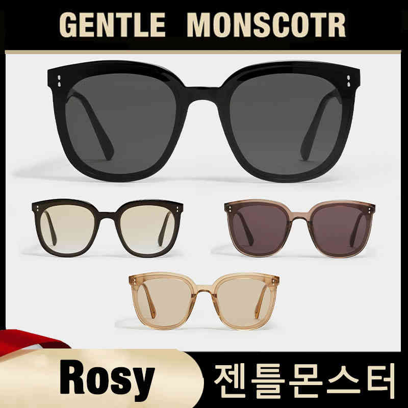 

Rosy Sunglasses 2022 Gentle Monscotr Trend Luxury Goods Eyewear Zonnebril Dame Designer Brand Summer Female Male Man Women Korea
