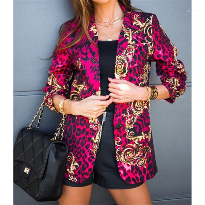 

Women' Suits & Blazers CHYAOWU Floral Print Long-sleeve Notched Fashion Office Lady Jacket Autumn Winter Straight Red Blazer Woman 2022, Blue