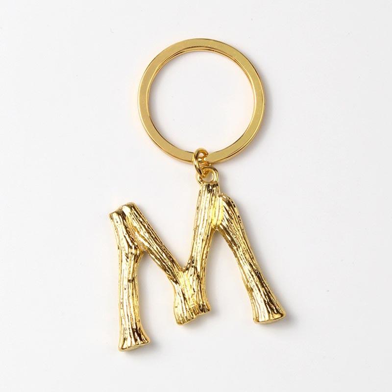 

Keychains Letter Pendant Metal Key Chains Fashion Accessories Rings For Women Cute Car Keyring Holder Charm Bag Couple Gifts