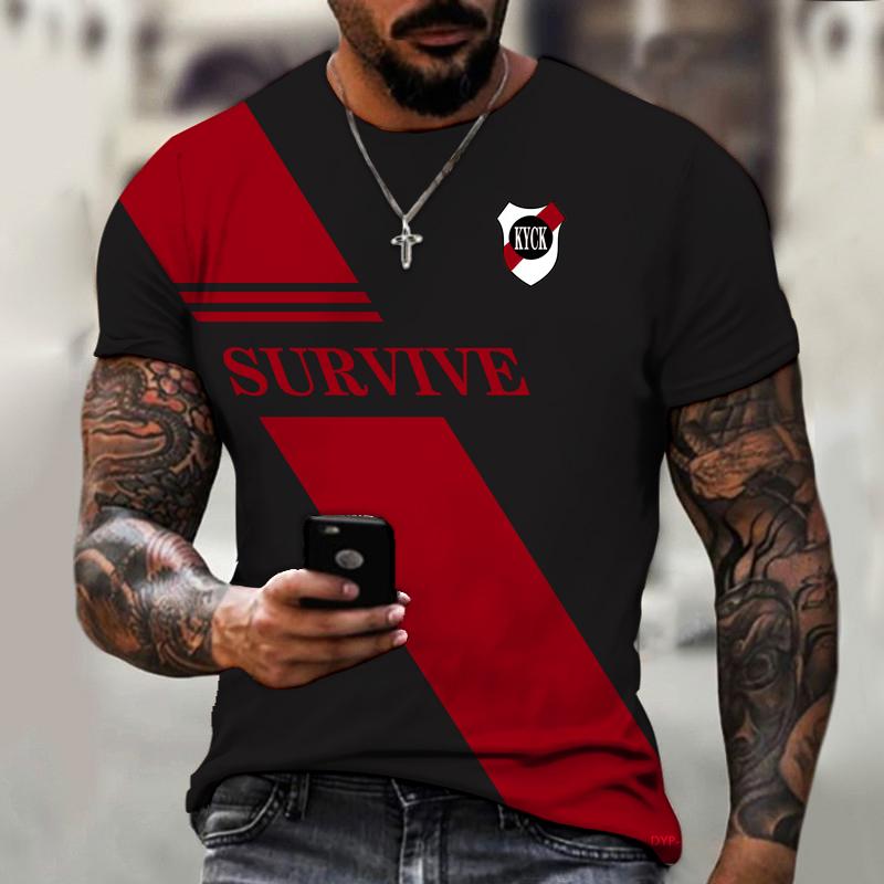

Men's T-Shirts 2022 Design 3D Printed T-shirt Summer Round Neck Short Sleeve Breathable Top Original Fashion Style Asian Size, Dyp-897