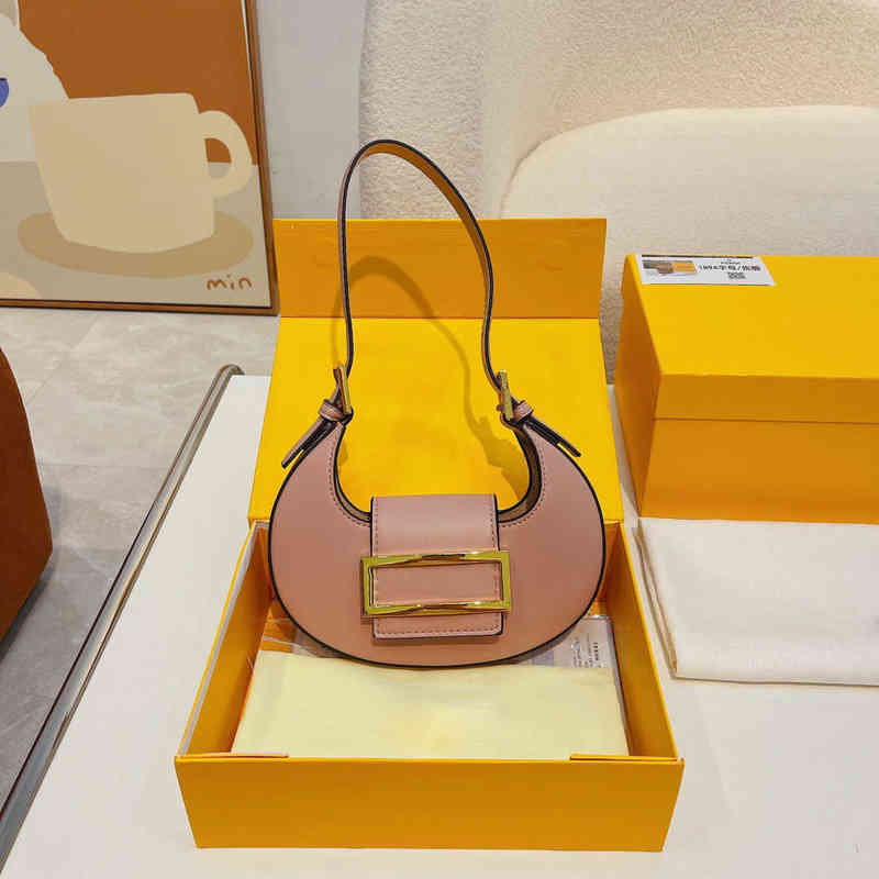 

Factory Online Export Designer Brand Bags New Female Vintage Armpit Cookie Crescent One Shoulder Handbag, Black