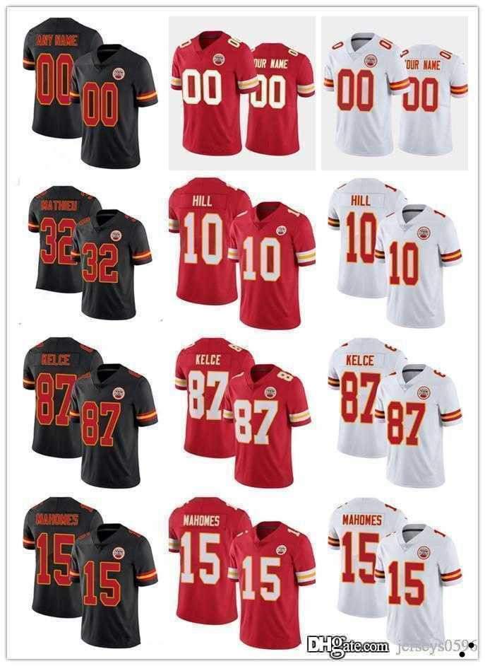 

9 JuJu Smith-Schuster Custom Kansas''City''Chiefs''men 15 Patrick Mahomes 87 Travis Kelce 22 Trent McDuffie 5 George Karlaftis Football Jerseys, Color