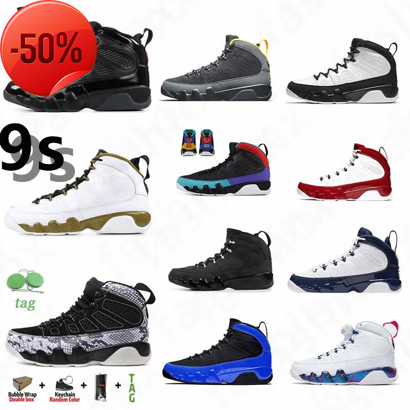 

2022 Arrival Mens 9 9s Jumpman Basketball Shoes University Gold Statue White Gym Red Change The World Unc Space Jam Dream It Do Retro Jorden, 10