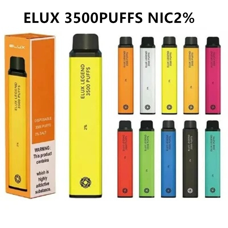 

ELUX LEGEND 3500PUFFS Disposable Pod E-cigarette Device Kit Prefilled Cartridge Vape Pen VS ELF BAR 1500 600
