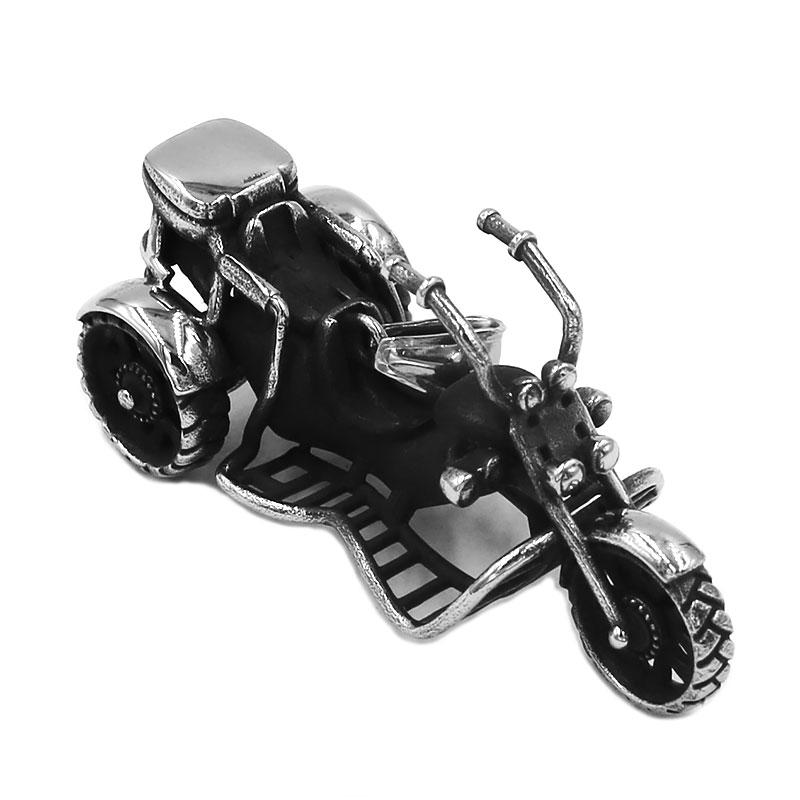 

Pendant Necklaces Fashion Tricycle Stainless Steel Necklace Trike Biker Mens Boys SWP0523APendant