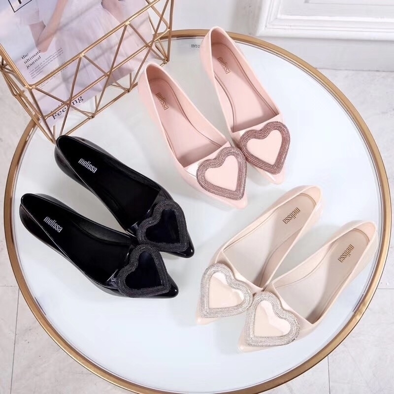 

Melissa Shoes Style Women Flat Sandals Brand Melissa Adulto Shoes For Women Jelly Sandals Female Jelly Shoes Mulher Y200405, Black