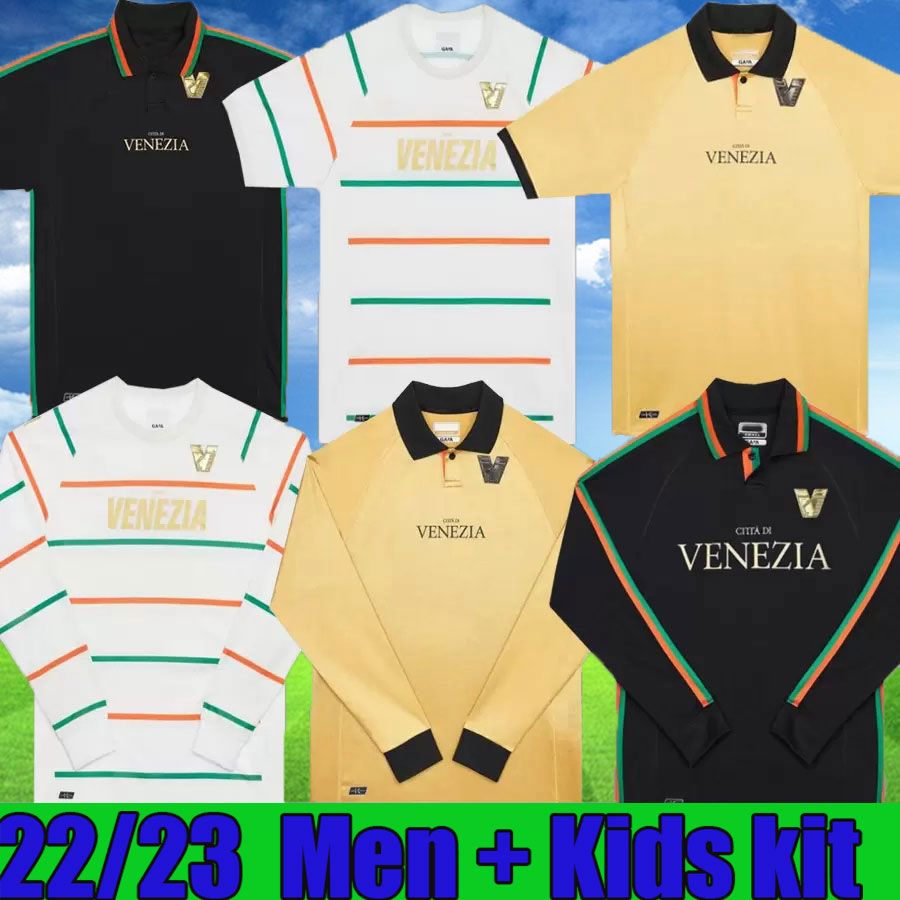 

22 23 Venezia FC soccer Jerseys long sleeves HEYMANS TESSMANN CRNIGOI 2023 2022 away MARIANO Johnsen MAZZOCCHI FOOTBALL SHIRTS 200851 jersey, 22 23 home