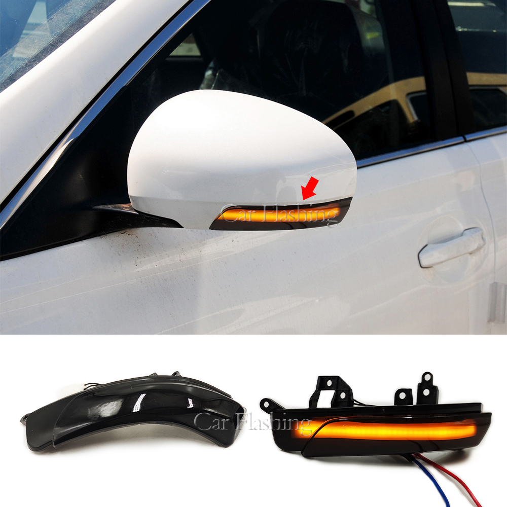 

1 Set LED Dynamic Turn Signal Light Side Wing Mirror Lamp Indicator For Toyota PRIUS REIZ Camry WISH MARK X CROWN AVALON PASSO IQ EV