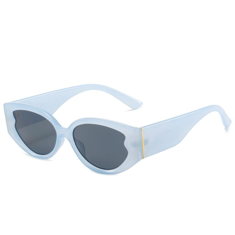 

Sunglasses Retro Oval Women Men Punk Glasses Luxury Designer Trendy Vintage Eyeglasses Personality Catwalk Small Sunglass Gafas