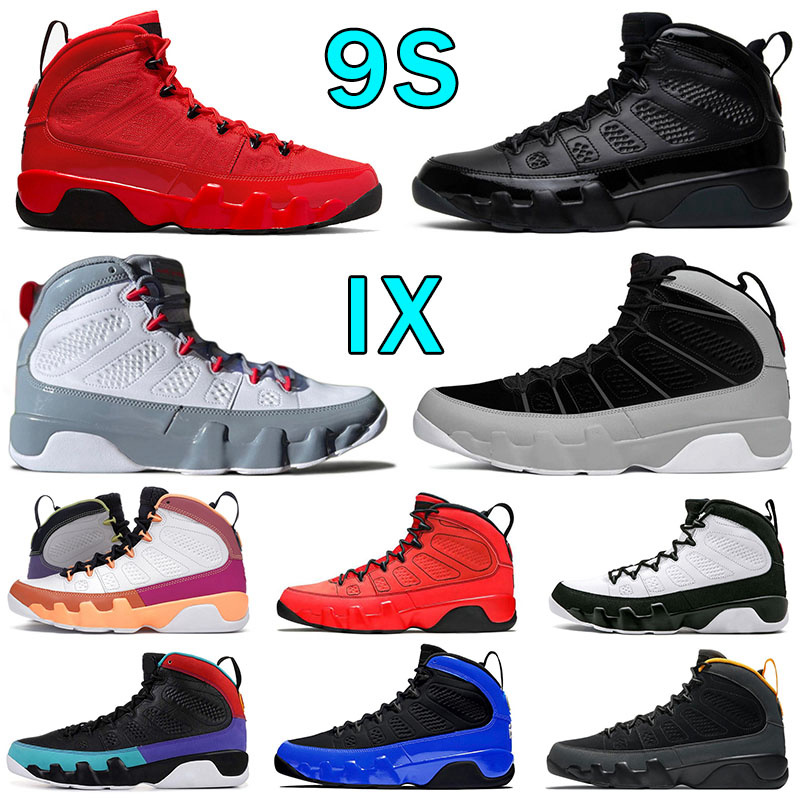 

Jumpman 9 9s IX Designer Retro Mens Basketball Shoes Fire Red Racer Blue Motorboat Jones Change The World Bred OG Space Jam Sports Sneakers Trainers, C14 statue 40-47