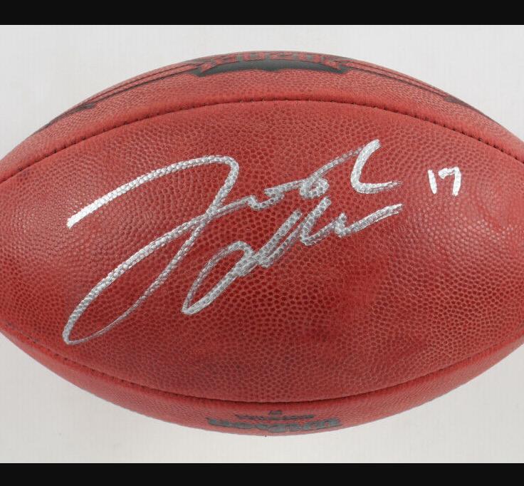 

josh allen Tees Signed Autograph Autographed auto out in door sports collection football ball, Jim.brown