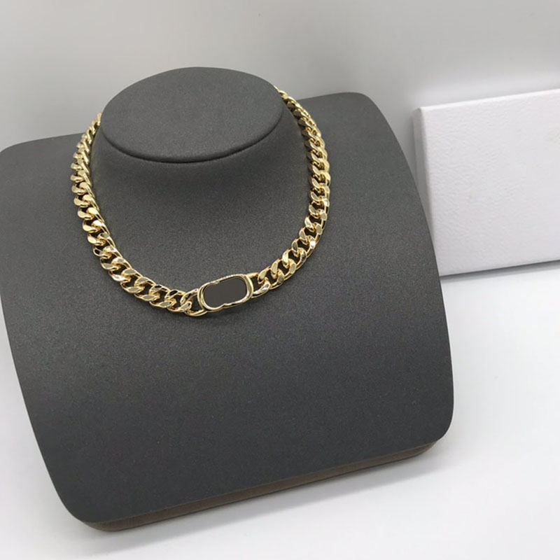 Chains Fashion Gold Stainless Steel Letter Love Necklace Mens Women Pendants Retro Charm Chain Pendant Bracelet Hip Hop Jewelry Gift-image-759495470