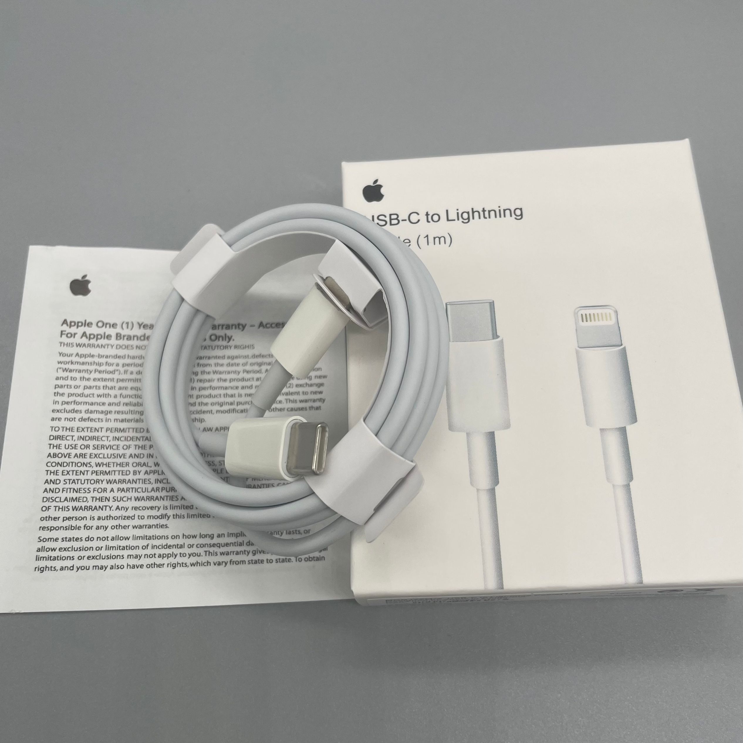

1m/3ft usbc PD fast charging cables type c to 8pin charger cable for iphone 11 12 13 pro max 18w 20w adapter With packaging box for phone cable, White