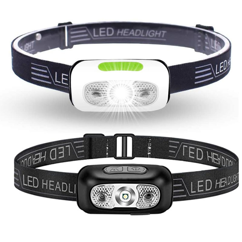 

Mini Rechargeable LED Headlamp Body Motion Sensor Headlight Camping B3 3W 3 Mode Flashlight Head Light Torch Lamp With USB