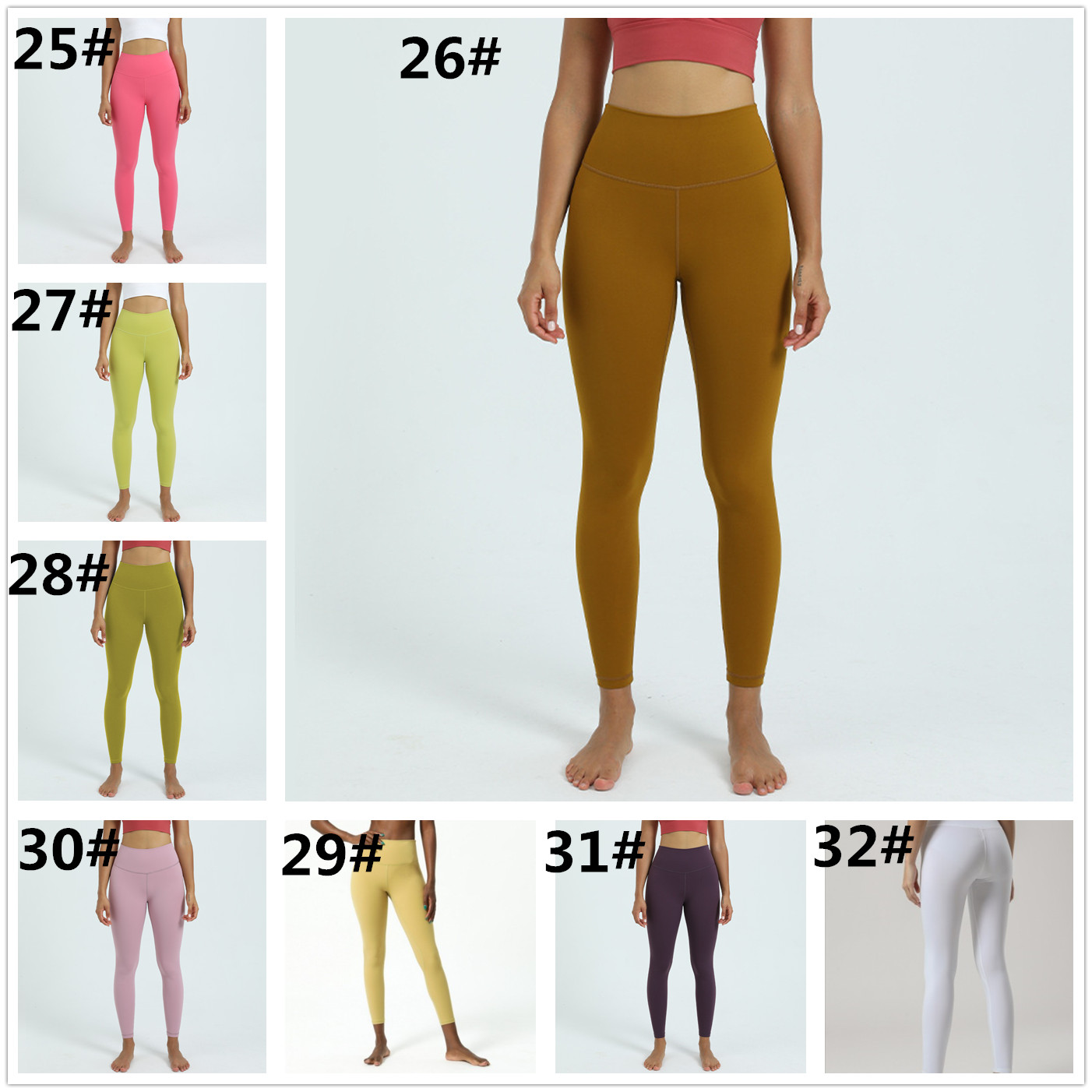 

LU High Waisted Leggings for Women Costumes - Buttery Soft Tummy Control Yoga Pants for Workout Running, 6#