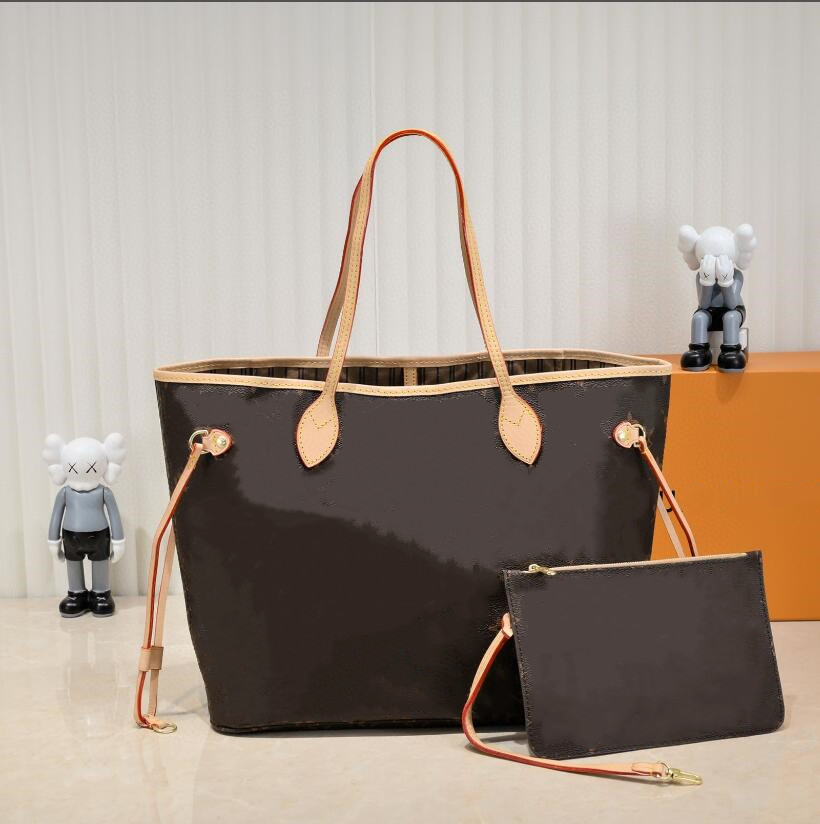 

2022 Designer shoulder straps Shoulder Bags Luxury Lady Messengerbag Genuine Leather Handbag Wallet Ladys 2pcs M40156AA, Logo