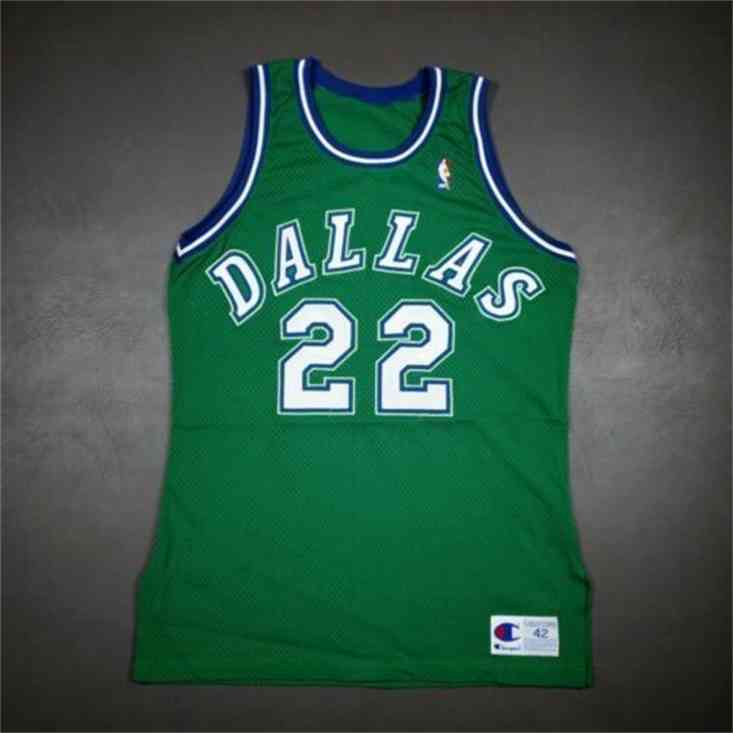 

100% Stitched Cheap Rolando Blackman Champion Mavericks Game Issued Jersey 42+2" Mens Throwbacks Top Basketball jerseys, Green