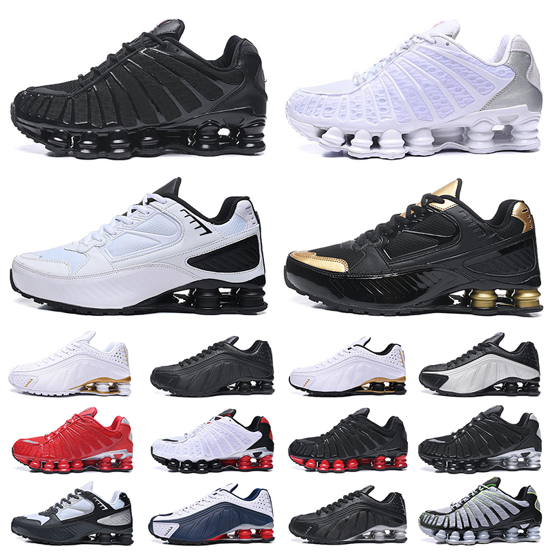 

shox tl running shoes men women r4 oz nz 301 Triple Black White Silver Enigma Royal Blue Red Lime Blast discount mens womens outdoor sports trainer sneakers