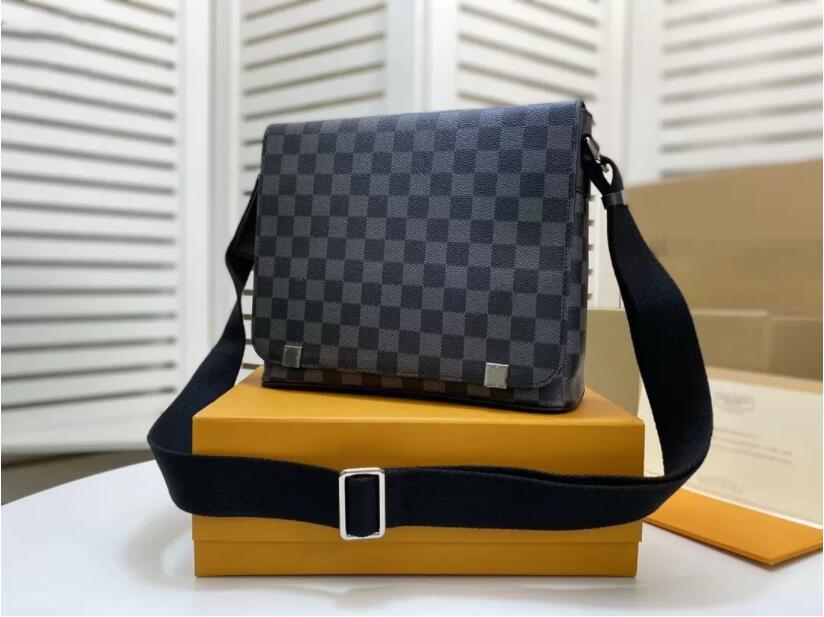 

GG's LV's LOUIS'S VUTTON'S Mikoms Genuine Leather District Bag Men Crossbody Shoulder Bags