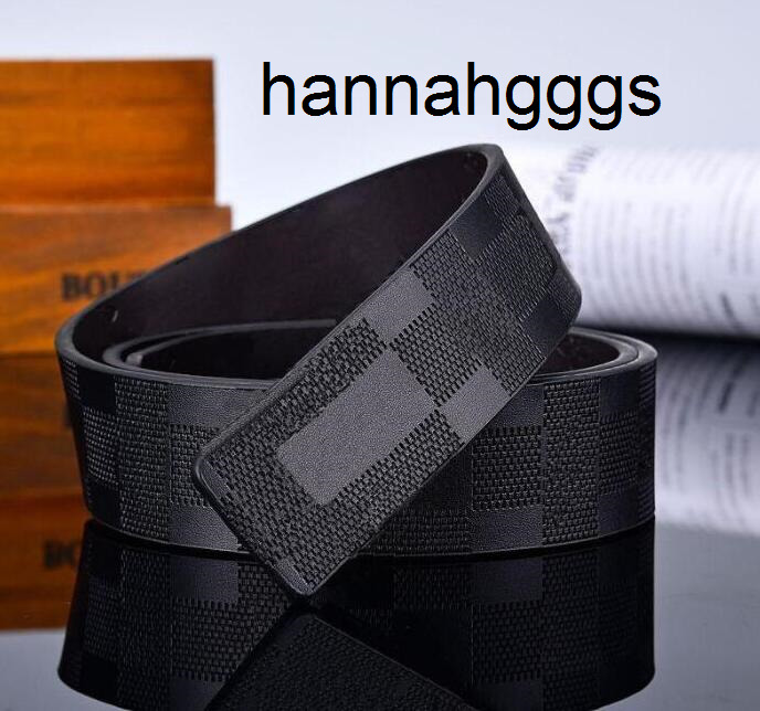 

Men Designer Belt Classic fashion casual letter smooth buckle womens mens leather belt width 3.8cm with orange box size 105-125 UTLZ, Gold