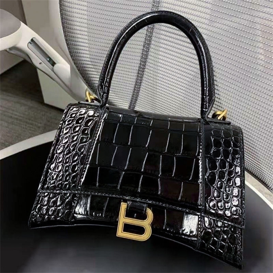 

Purses new fashion pattern leather hourglass Bag Fashion portable women's Single Shoulder Messenger versatile bag 70% OFF Online Sale, Small black