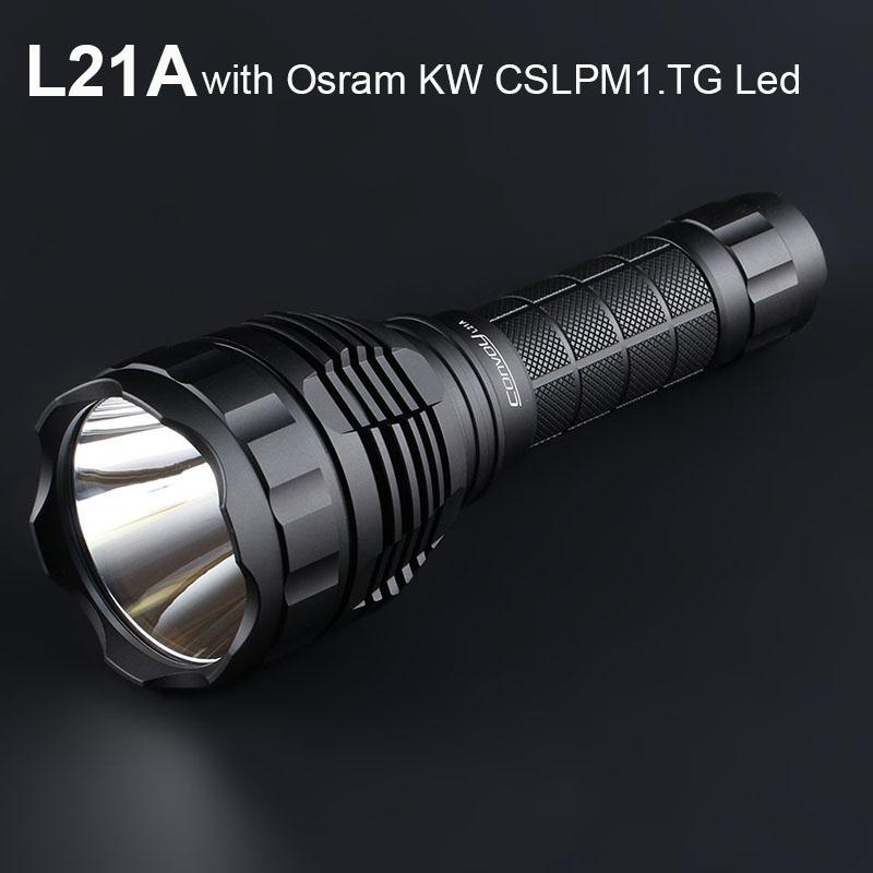 

Flashlights Torches Convoy L21A With KW CSLPM1.TG Led High Powerful Linterna 21700 Torch Flash Light Camping Fishing Portable Lan