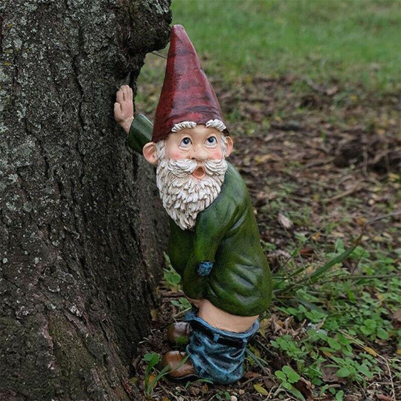 

Garden Decorations Decoration Outdoor Creative Gnome Patio Ornament Funny Rude Statue Figurine Accessories Desk Decor Gardening GiftGarden
