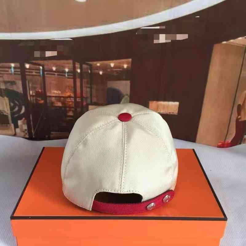 

Herme Cap The latest h beige color matching baseball cap duck tongue shows thin temperament general leisure for men and women, Black and white color matching