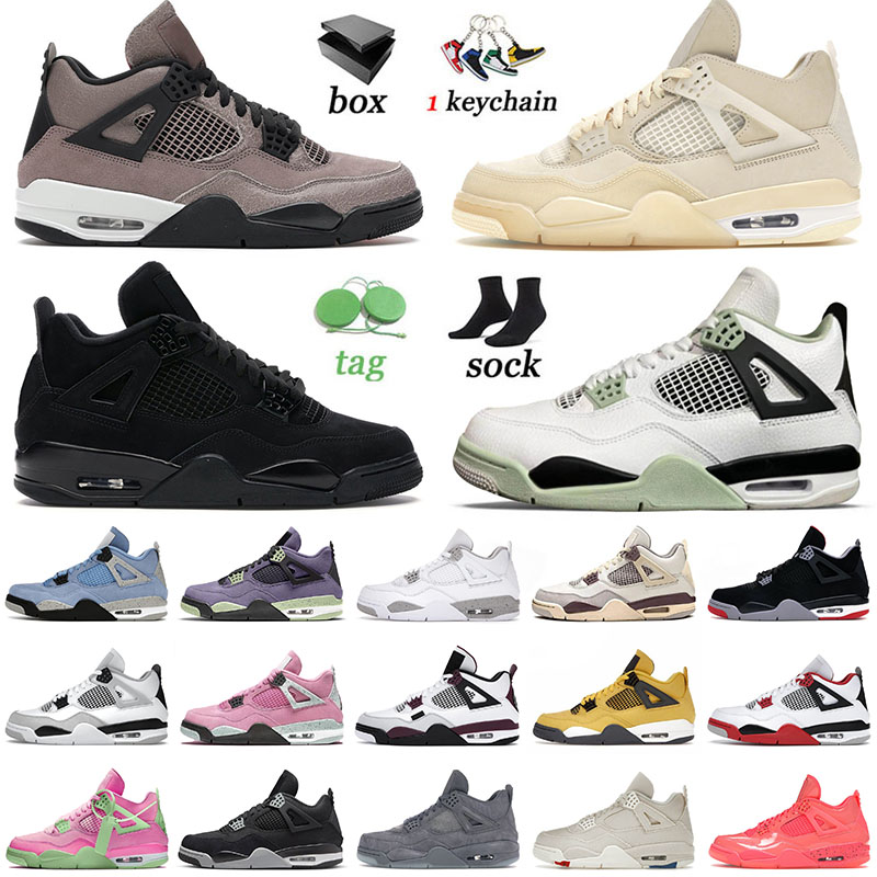 Sail Basketball Chaussures Black Cat Seafoam Taille 36-47 OG Jumpman Taupe Haze Blanc Oreo Shimmer Craft Hommes Femmes Baskets Sport Baskets Univ