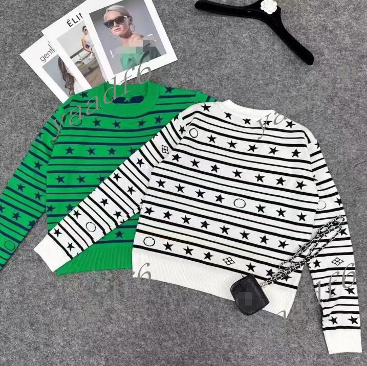 

Fall 2022 Fashion Designer Women's Sweaters Womens Sweater Luxury comfortable personality knit long sleeve round neck wool large size S-XL, Green