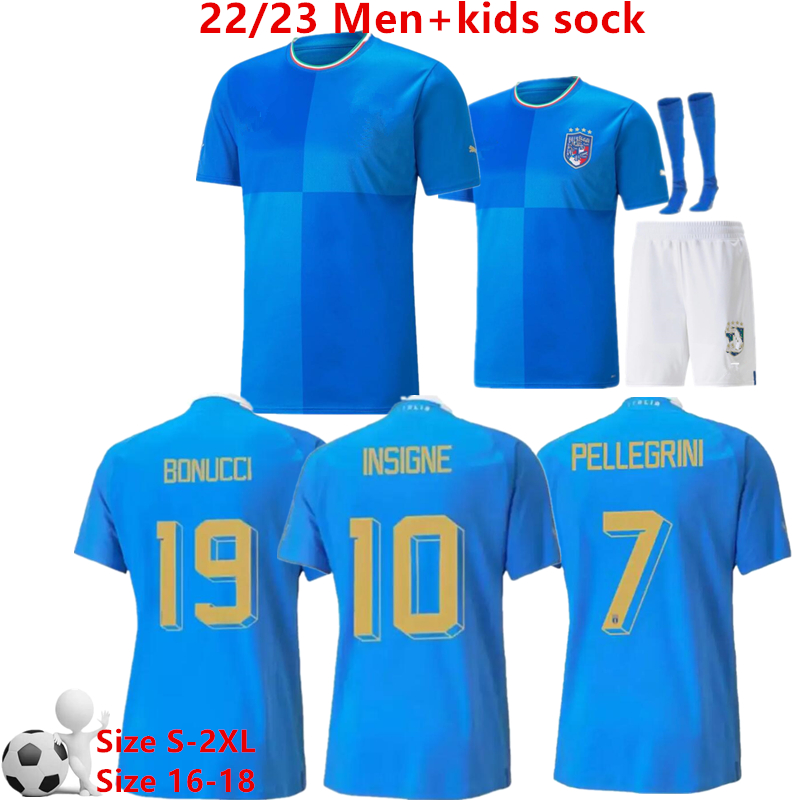 

2022 Italia BONUCCI soccer Jersey 22 23 JORGINHO INSIGNE VERRATTI Belotti CHIESA BARELLA finals CHIELLINI ItalyS Pellegrini Immobile FOOTBALL SHIRTS men kids kit