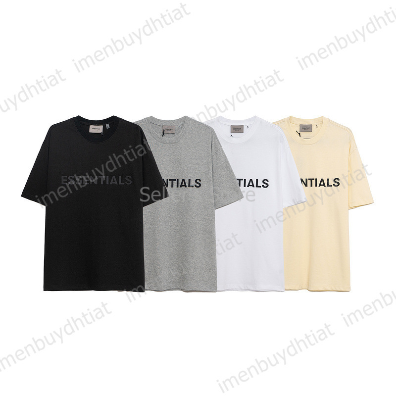 2022 Marque de mode européenne et américaine Essential T-shirt 2 021 Été Nouvelle lettre de brouillard imprimé à manches courtes