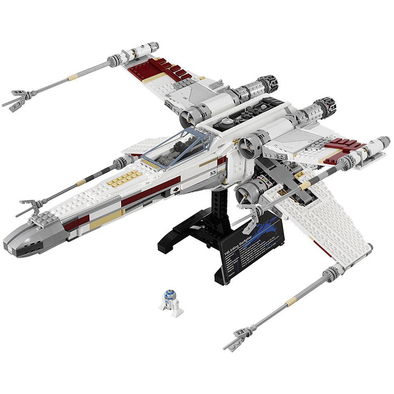 

05039 X-Wing Red Five Planefighter DIY Educational Building Blocks Bricks Star Toys 88826 Birthday Christmas Gifts 1618 PCS