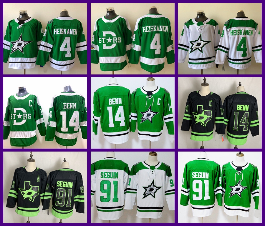 

Dallas''Stars Hockey Jerseys 4 Miro Heiskanen 14 Jamie Benn 30 Ben Bishop 36 Zuccarello 47 Alexander Radulov 91 Tyler Seguin women youth 719, Ad logo