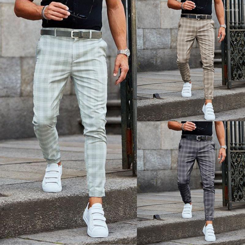 

Men's Pants Boy 10 Men's Fashion Casual Loose Plaid Zipper Trousers PantsMen's Naom22, Blue