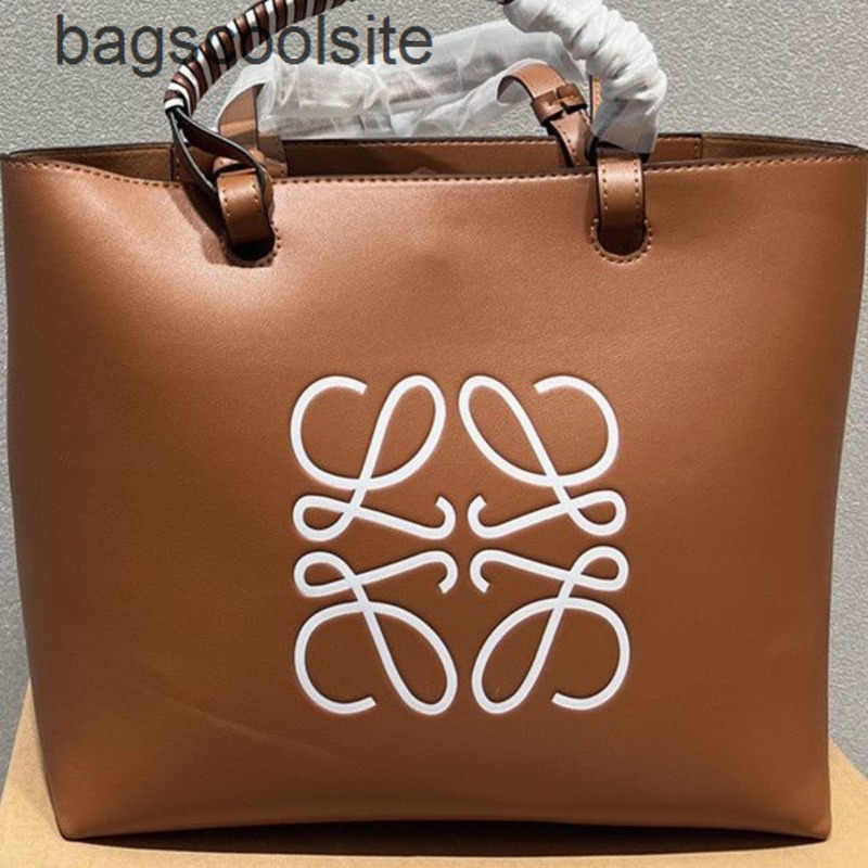 

Black Bag Handbags Loews Large Woman Designer Bags Leather 2022 Capacity Anagram Tote Znfe