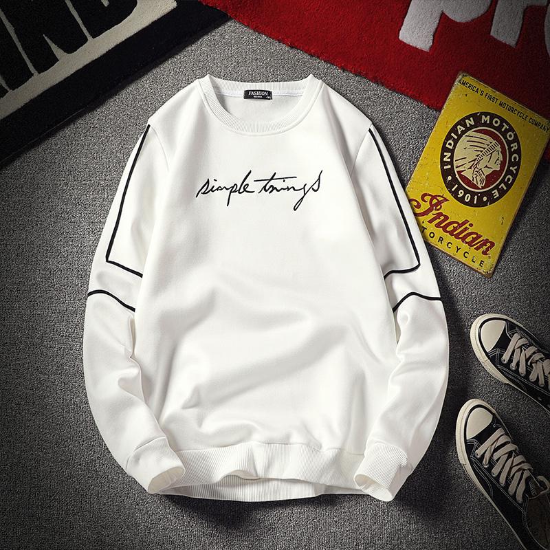 

Hoodies Sweatshirts Spring And Autumn Sweatshirt Man No Hood O Neck Print Letter Hip Hop Hooded Male CoatsM, Hh6729 red