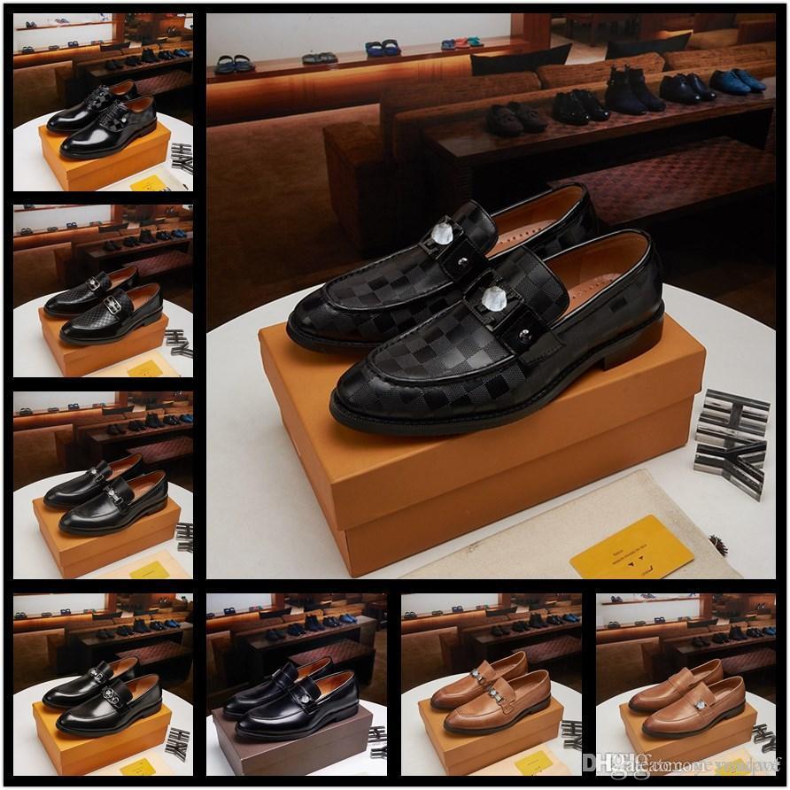 

CQ SIZE 6-33 LUXURY DESIGNER Dress SHOES MENs Genuine LEATHER Italian Wingtip Oxford SHOES for MEN Monk Strap Brogue Business Wedding SHOE 33, #01