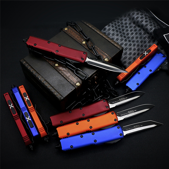 

Automatic knife 440C Blade Aviation aluminum Handle outdoor camping Tactical knives UT85 UT88 BM3300 BM3310 BM3320 C07 BM4600