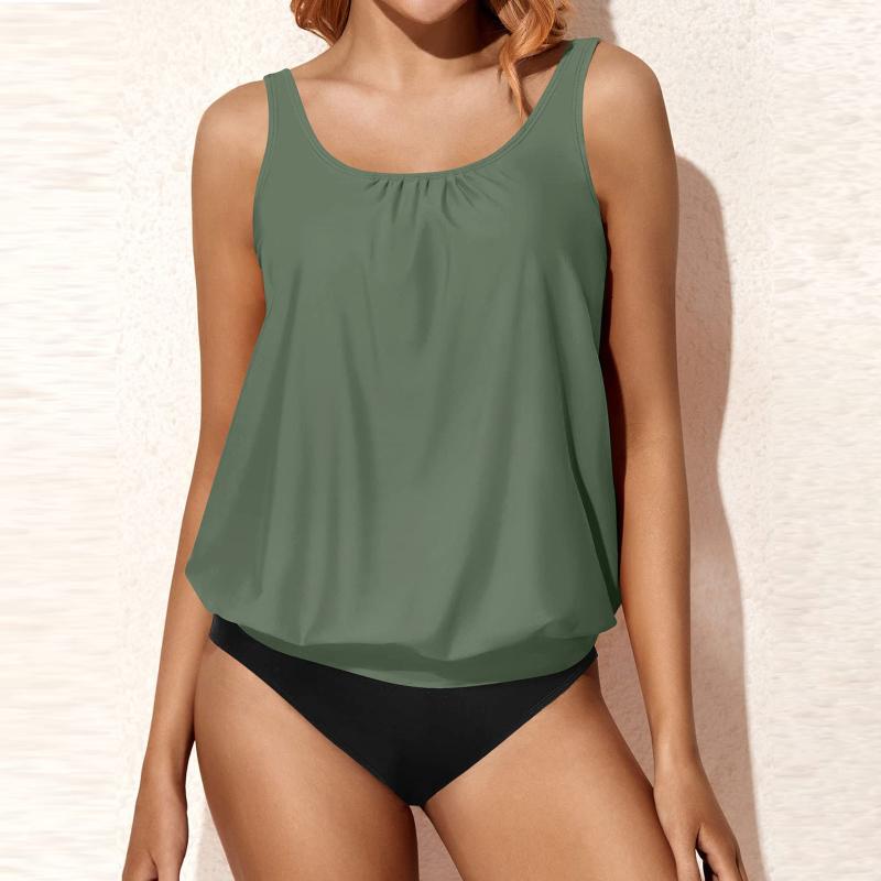 

Women' Swimwear Women Tankini Swimsuits Bathing Suits Tops With Bikini Bottoms Twists Maillot De Bain Femme Bikinis 2022 MujerWomen, Rd